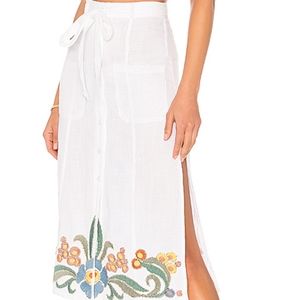 TULAROSA Dell Skirt in Ivory